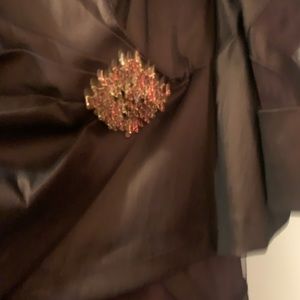 Woman 2pc brown suit
